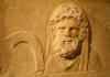 Кронос (Крон), титан, сын Урана, отец Зевса и других олимпийских богов Хронос бог древней греции